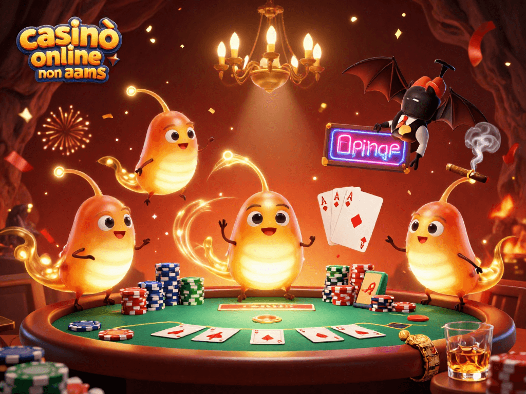 Gioca nei casinò online non AAMS illuminato dai lucciole nel loro ambiente magico.