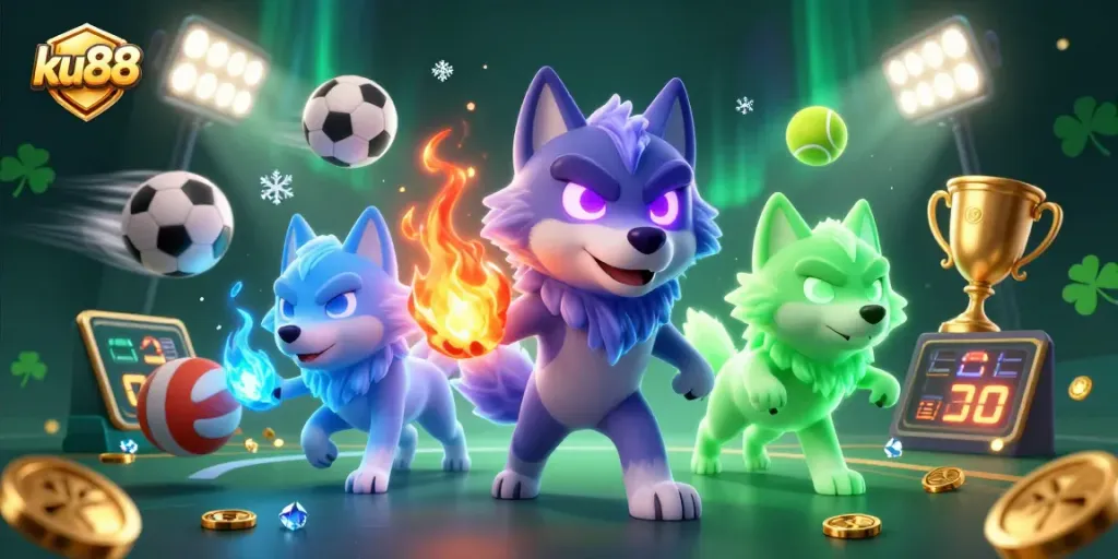 Engage in thrilling gameplay at ku88 with spectral wolf leaders and dynamic sports betting action.
