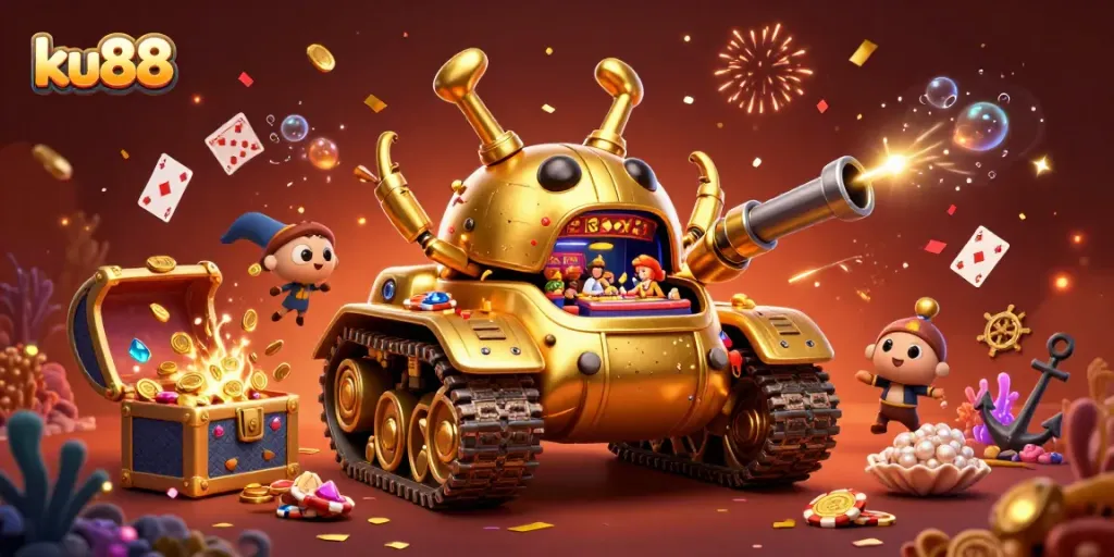 Join the excitement at ku88's dynamic casino scene filled with rich gaming elements.