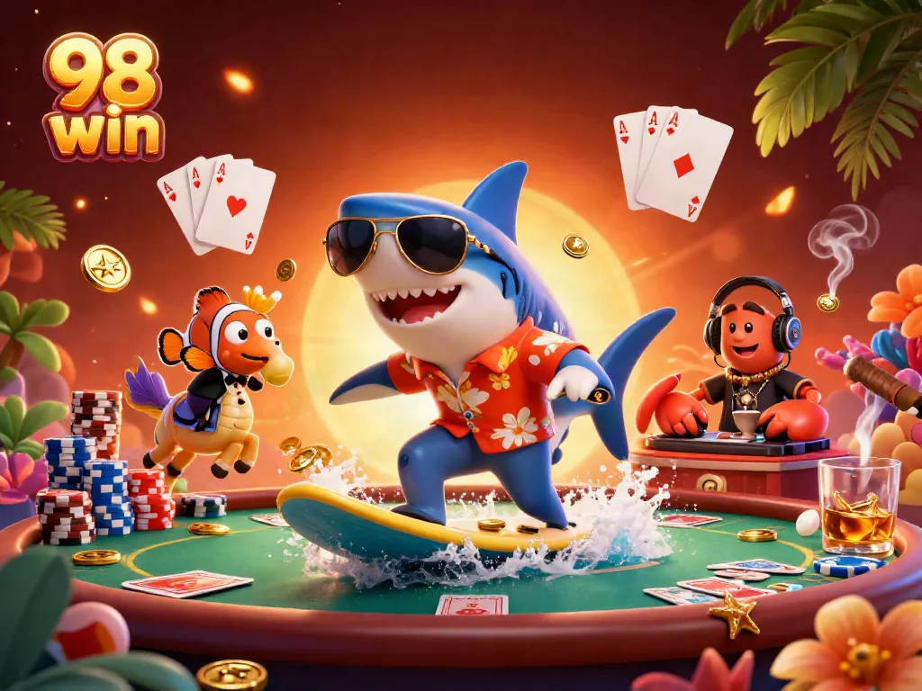 Experience thrilling wins at 98 win with vibrant characters and action-packed gaming elements.