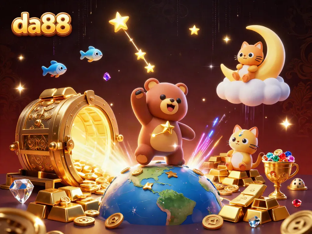 Engage with da88 and win fortunes with premium gaming experiences featuring cosmic characters and treasures!